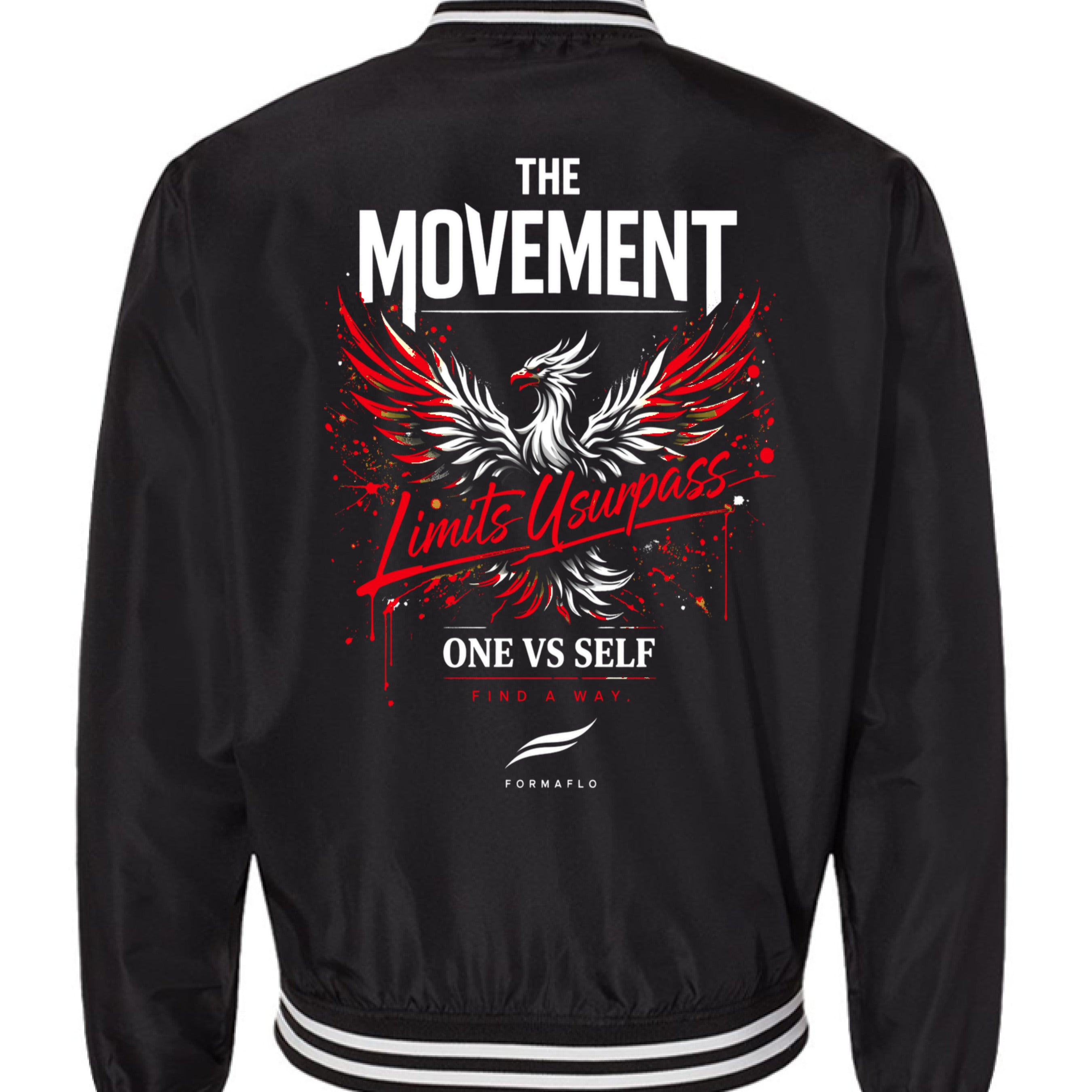 Black/ White Stripe - BACK