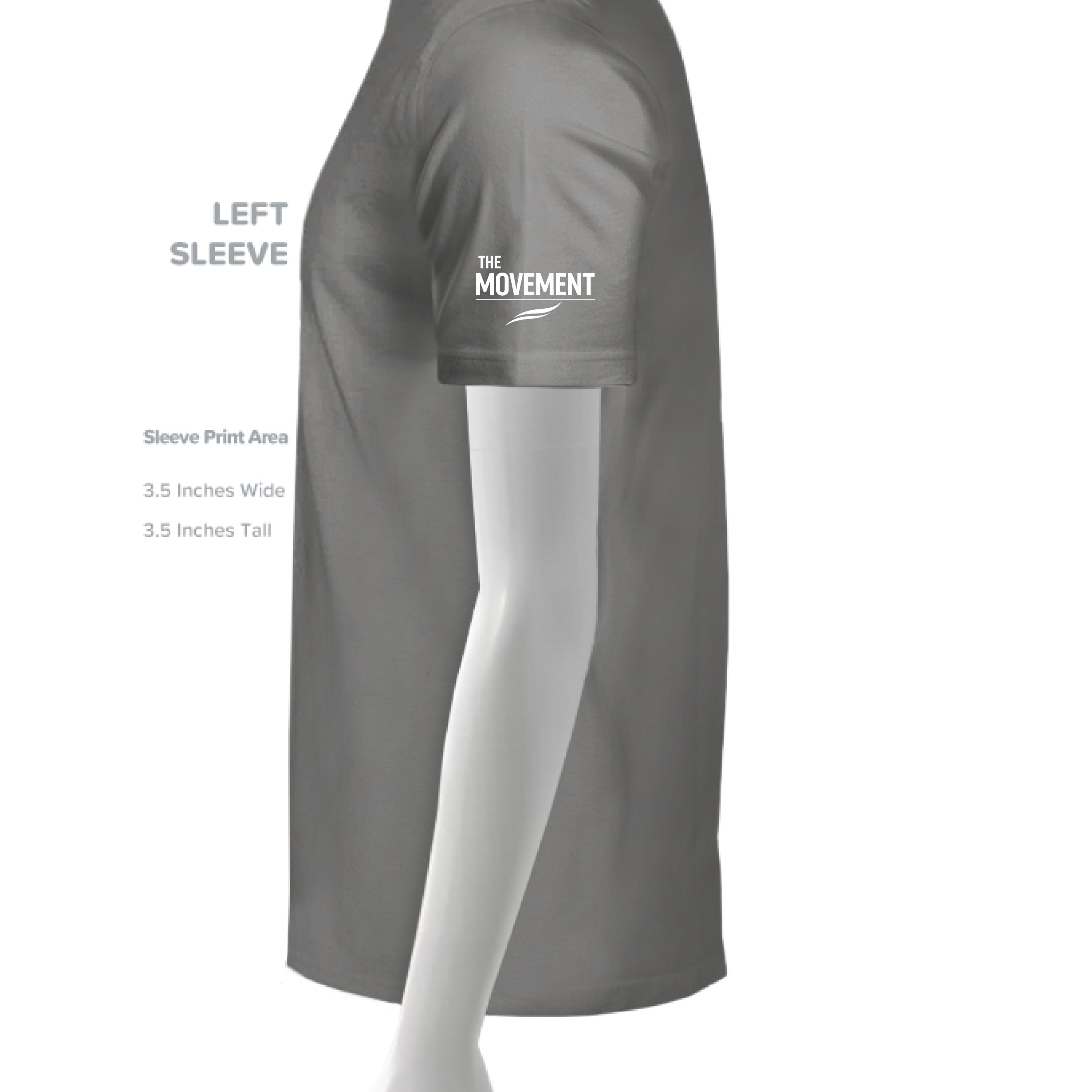 BLACK MELANGE - SLEEVE_LEFT