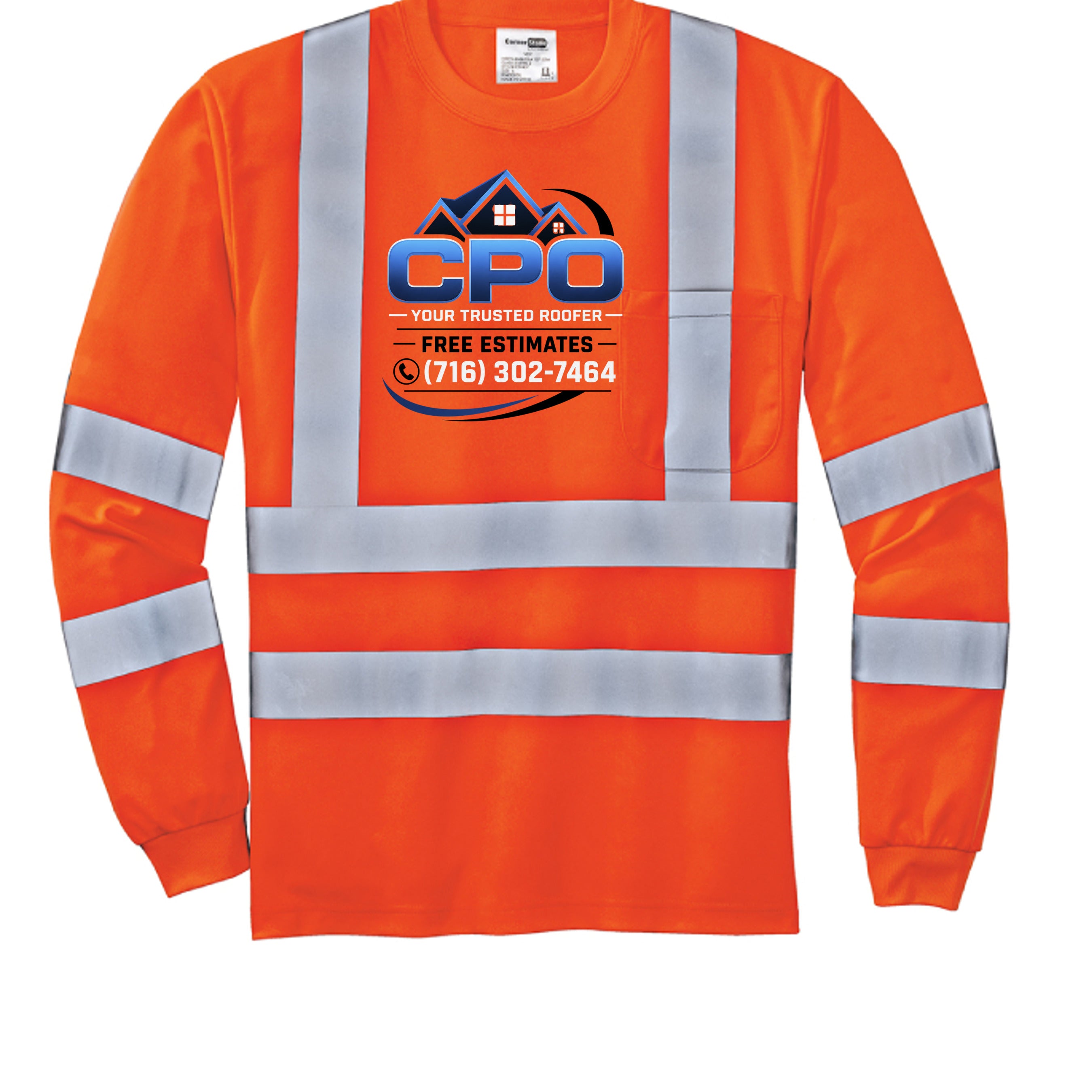 Safety Orange - CS409 - FRONT