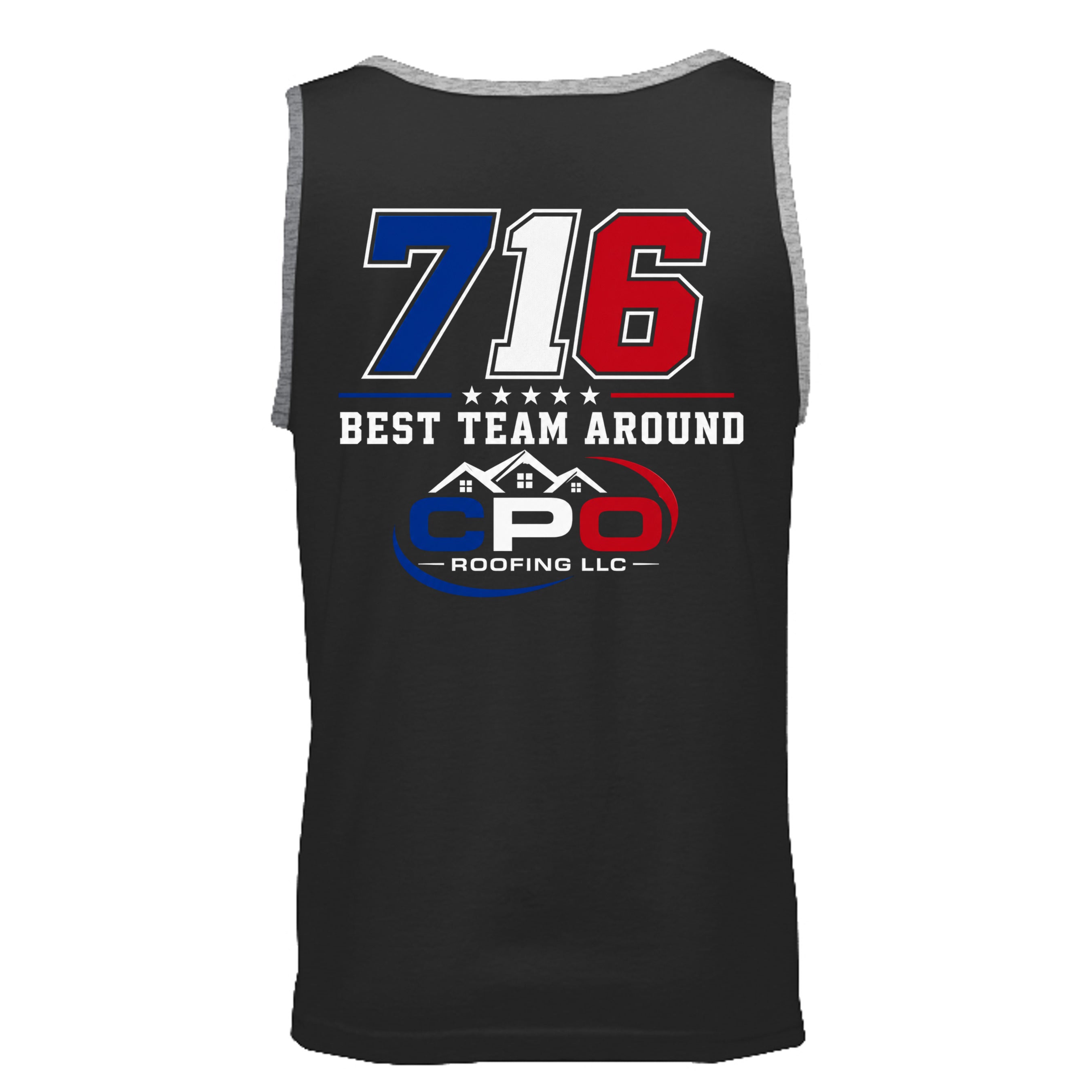 Black/ Heather Grey - 3633 - BACK