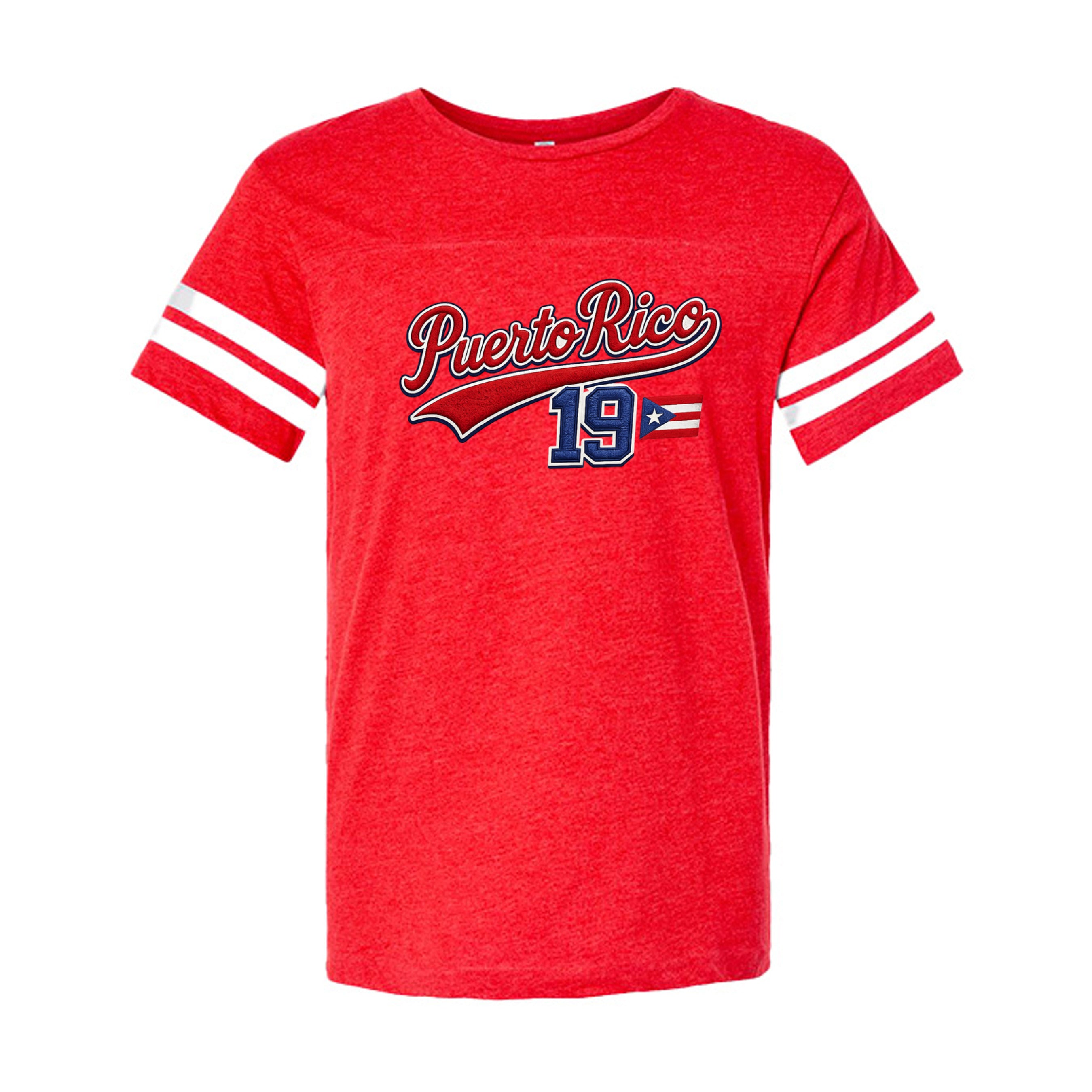 Vintage Red/ White - 6937 - FRONT