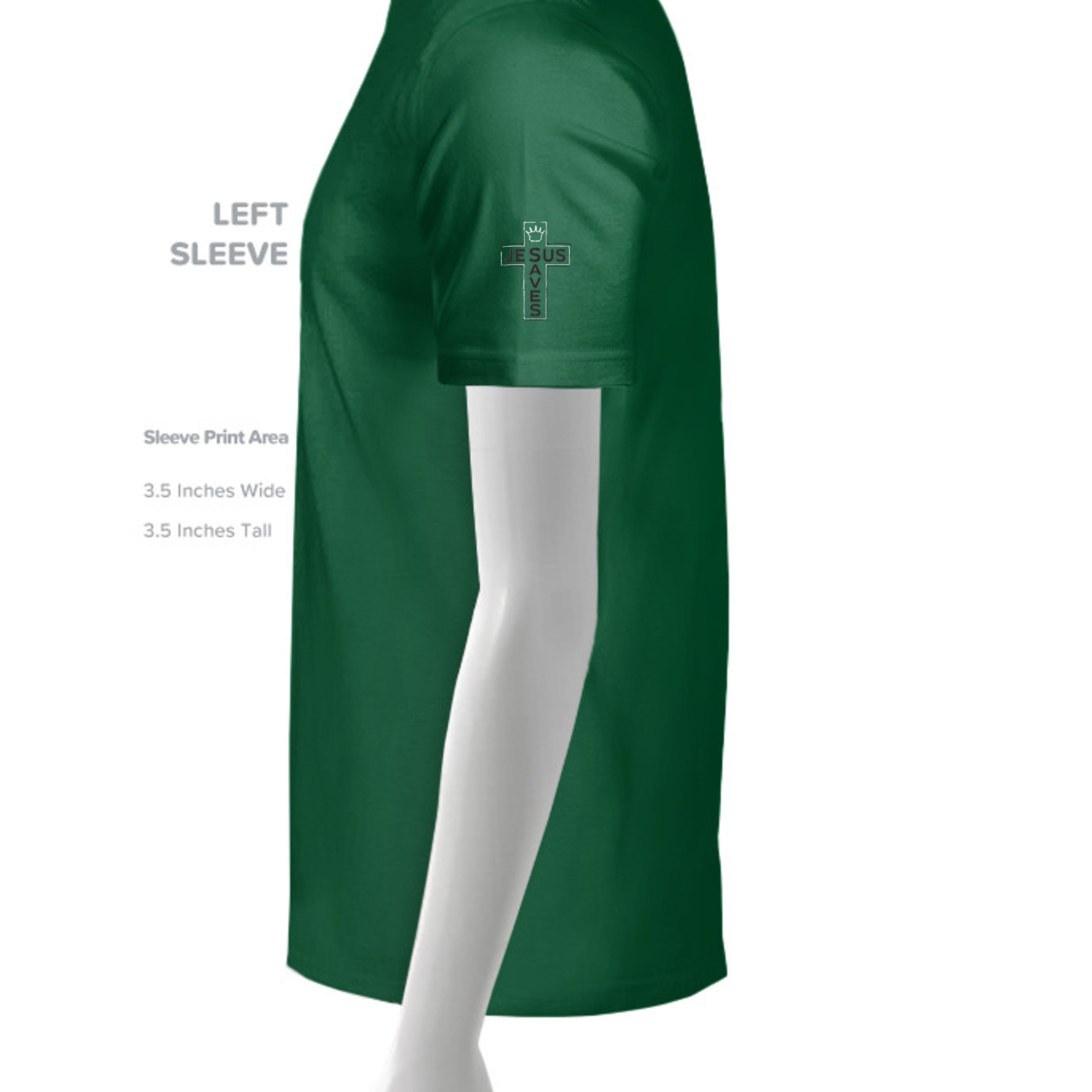 Kelly Green - BA5100 - SLEEVE_LEFT