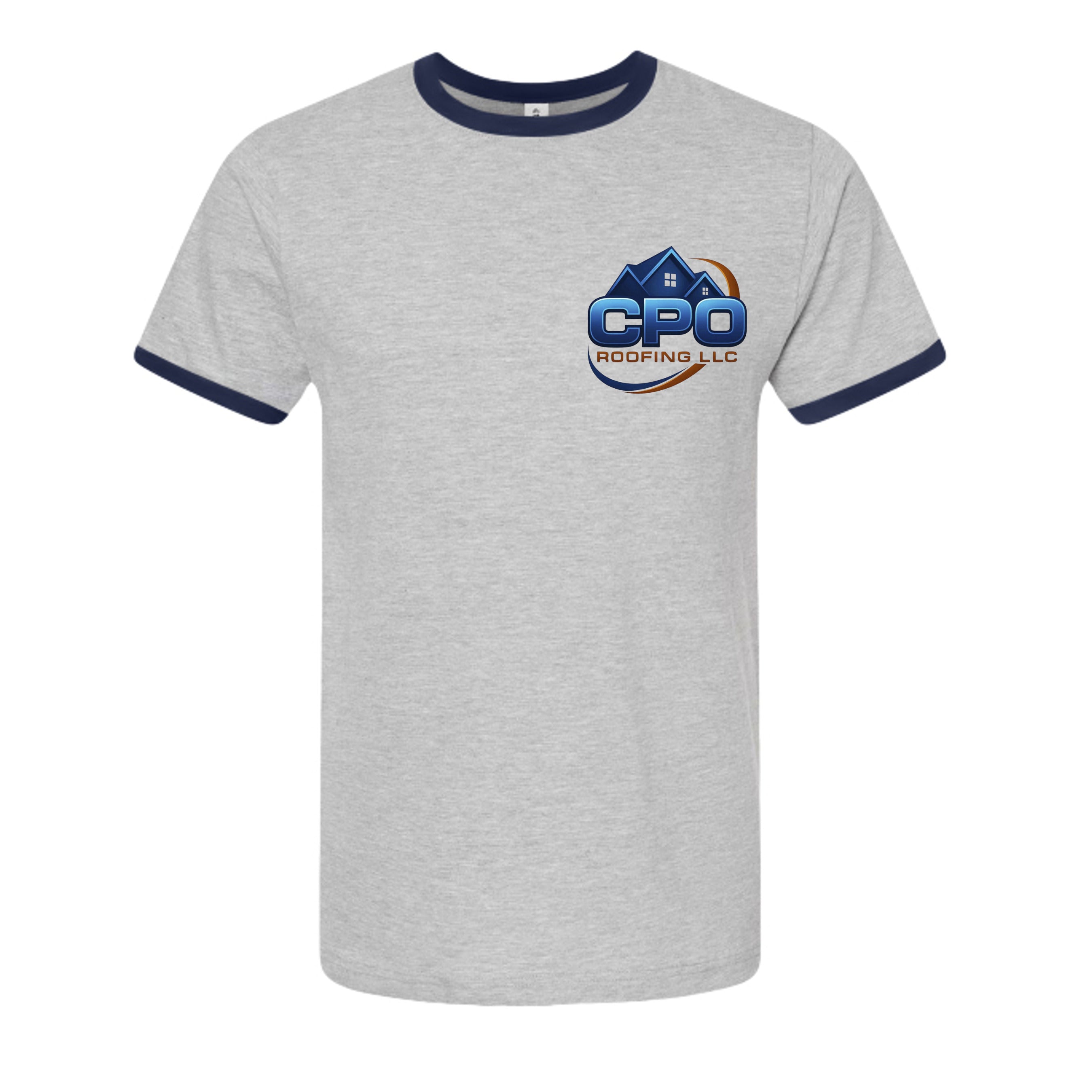 Heather Grey/ Navy - 246 - FRONT